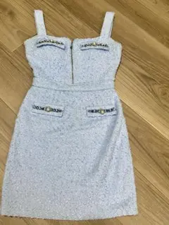 ブルー　水色　キャバドレス