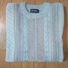 【美品】RENTREE ヴィンテージ 90s ケーブルニット セーター Lサイズ