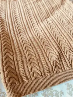 zarahome ケーブル編み ブランケット