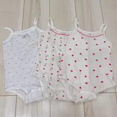 ベビー 肌着 キャミソール ロンパース 女の子 90