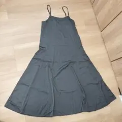 美品 IEDIT グレー系 キャミワンピース MT 大人コーデ 薄め フレア
