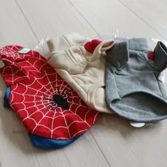 犬服　XS　3点セット　パーカー　裏起毛トレーナー　小さい子用　超小型犬用