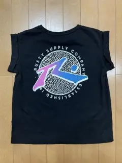 RUSTY 半袖Tシャツ ブラック 130cmのサムネイル