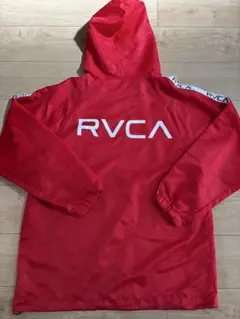 RVCA フード付きナイロンジャケット 赤のサムネイル