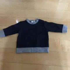 ベビーELFINDOLL CLASSIC カットソー60-70 ネイビー