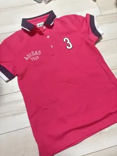 adidas レディース ゴルフシャツ ピンク Mサイズ