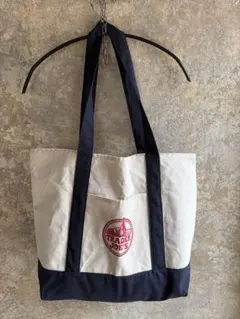 TRADER JOE'S トートバッグ アイボリー/ネイビー