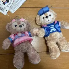 【即購入可】ダッフィー＆シェリーメイ ぬいぐるみバッジ