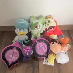 ポケモンセンター 公式 ぬいぐるみ ニャオハ ホゲータ クワッス　モモワロウ