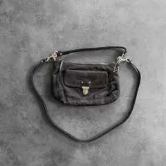 y2k archive 00s COACH BLACK 2way bag