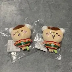 エニマイくじ ちいかわ ぬいぐるみキーホルダー くりまんじゅう 2点セット