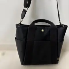 ミキティ　ブラック トートバッグ ショルダーバッグ2way