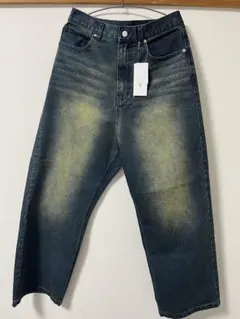 デニム クロップドパンツ ヴィンテージ加工のサムネイル