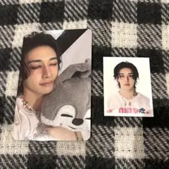 Straykids スキズ　バンチャン　ポップアップ　証明写真　特典トレカ