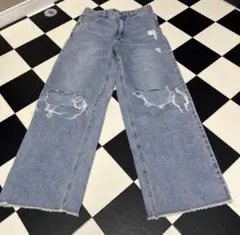 Lovetoxic ダメージデニムパンツ M(150)