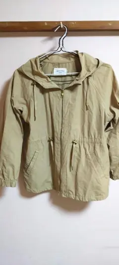 Samansa Mos2 ベージュ マウンテンパーカー M