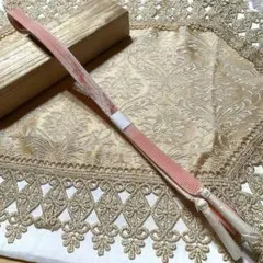 着物-帯締め929 【正絹】桜色×淡色ぼかし 上品でやさしい色合い