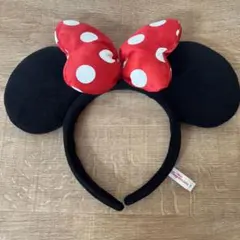 ミニー カチューシャ 水玉リボン