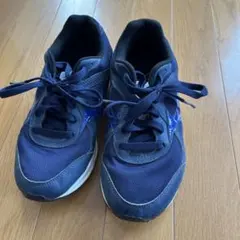 MIZUNO/ミズノ＊ネイビースニーカー＊23.5/運動靴/体育
