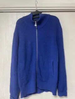 LANVIN en bleu ジップアップドライバーズニットのサムネイル