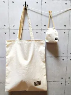 ハンドメイド【お得2点セット】通学 通勤 習い事 サブバッグ A4すっぽり
