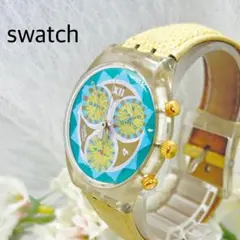 Swatch スウォッチ クロノグラフ サイクロプスレンズ メンズ腕時計 稼働品のサムネイル