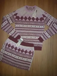 【新品M】adidas アディダスゴルフ　ニットセットアップ