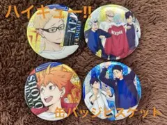 ハイキュー!!✨缶バッジビスケット ホログラム缶バッジ