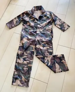 迷彩柄ツナギ　KIDS ジャンプスーツ