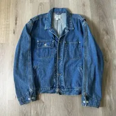 アメリカ製 80s 〜 90s ポロラルフローレン デニム Gジャン 古着 Lのサムネイル