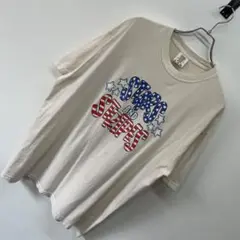 【COMFORT COLORS】星条旗グラフィックTシャツ USAデザイン XLのサムネイル