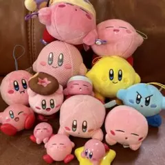 星のカービィ　まとめて　ぬいぐるみ　マスコット　フィギュア　キーホルダー