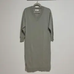 OPAQUE.CLIP TOKYO グレー ニットワンピース