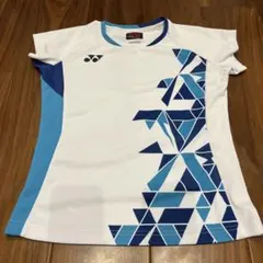 YONEX バドミントンウェア Mサイズ ホワイト/ブルー