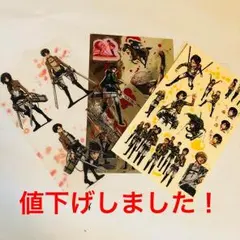 進撃の巨人  3Dポストカード&シール