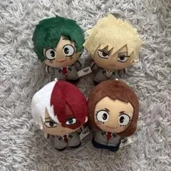 僕のヒーローアカデミア ちびぐるみ 緑谷出久 爆豪勝己 麗日お茶子 轟焦凍