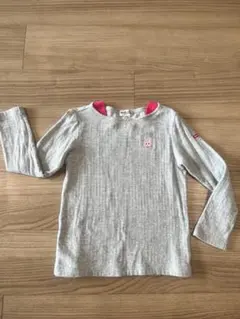 ミキハウスHOT BISCUITS長袖Tシャツ グレー