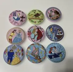 ディズニー刺繍缶バッジ