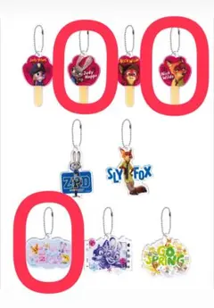 ズートピア ハッピーくじ G賞 アクリルキーホルダー ニック ジュディ