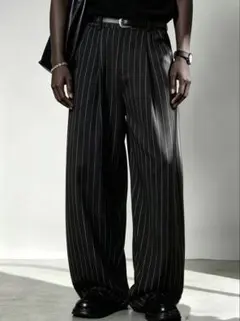 90's wide stripe スラツクス pants archive 90's wide stripe slacks
