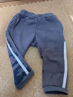 グレー迷彩柄　80　裏起毛　長ズボン