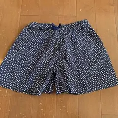 ネイビー 水玉 半ズボン 100cm