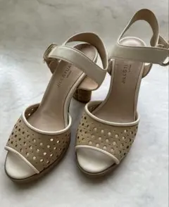 JILL STUART サンダル ジルスチュアート ジル ベージュ 23.5cmのサムネイル