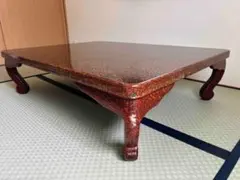 螺鈿テーブル　ローテーブル　座卓　円卓螺鈿　ラデン　高級　李朝家具 GMHS197○螺鈿細工 李朝家具 韓国美術 座卓 センターテーブル