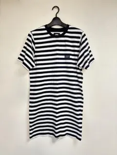 Stussy ストライプ 半袖ワンピース　チュニック　sサイズ