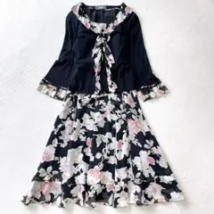 フランコフェラーロ ワンピース セットアッアンサンブル シルク フリル 2～3