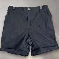 オールドネイビー 無地 ショートパンツ ロールアップ M 黒 綿 ストレッチのサムネイル