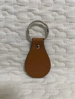 ブラウンレザー キーホルダー 키체인