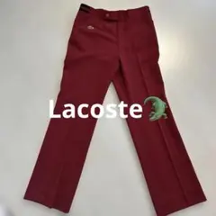 ラコステ CHEMISE LACOSTE赤 ストレートレッグパンツ 86cmのサムネイル