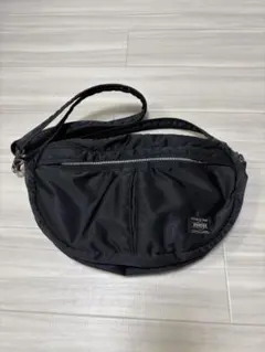 【PORTER】タンカー ウエストバッグ ボディバッグ ブラック 吉田カバン
